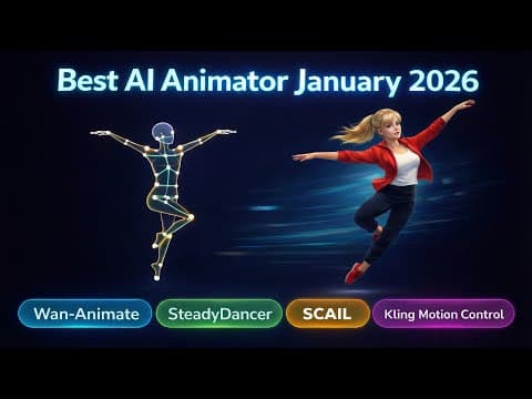 Best AI Animator in January 2026 YouTube thumbnail