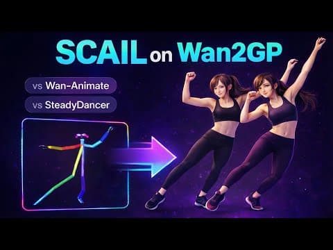 SCAIL on Wan2GP: Create Multi-Character Dance Animations YouTube thumbnail