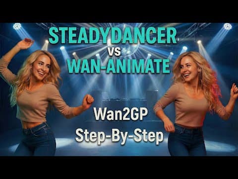SteadyDancer Setup Guide YouTube thumbnail