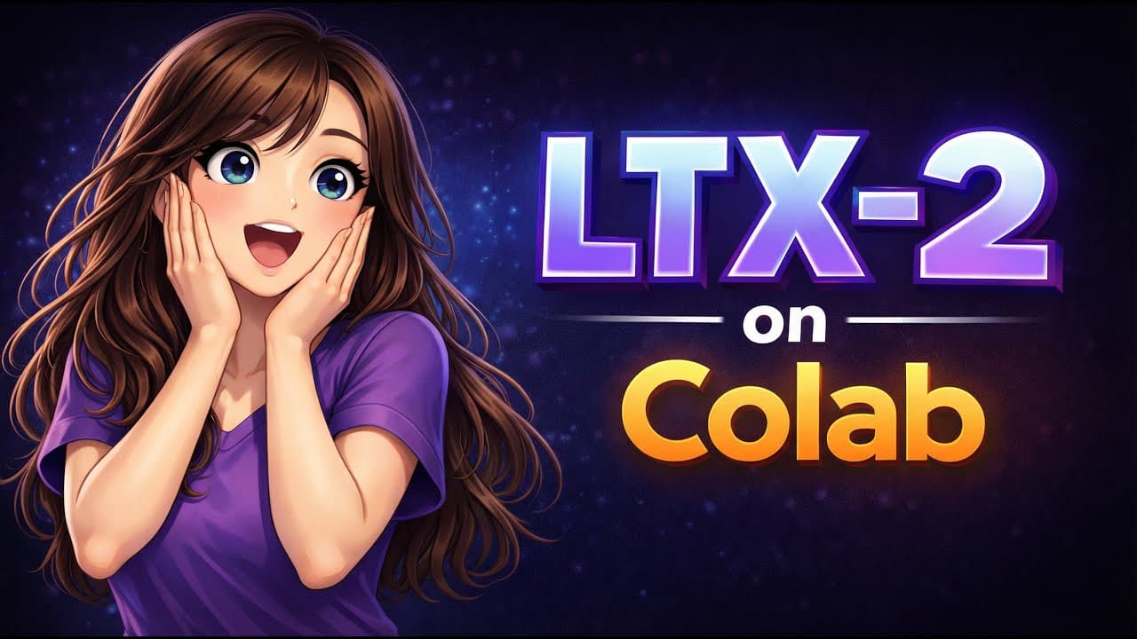  🎬 LTX-2 for Free on Google Colab | Step-by-Step AI Video Tutorial