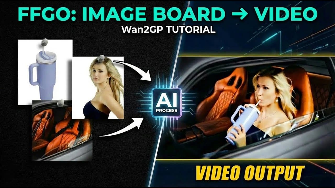 From Image Board to Cinematic Video | Step-By-Step FFGO + Wan2GP Tutorial